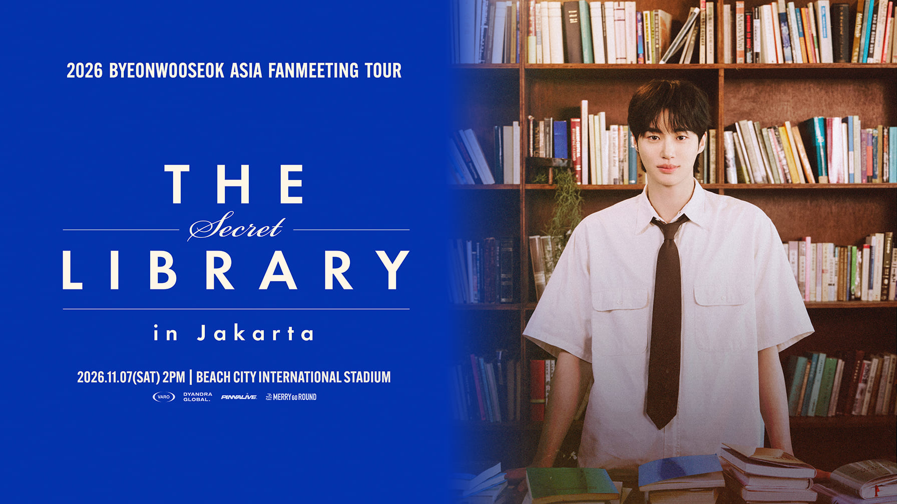 2026 ByeonWooSeok Asia Fanmeeting Tour <The Secret Library> in Jakarta